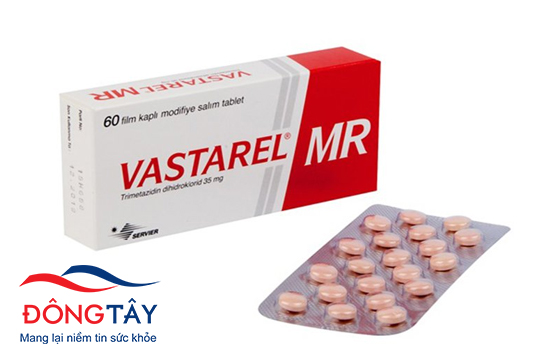 Vastarel là biệt dược thường dùng của thuốc điều trị đau thắt ngực Trimetazidine